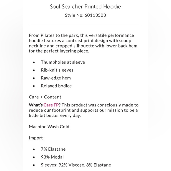 Free People Soul Searcher Printed Hoodie - Picture 13 of 13
